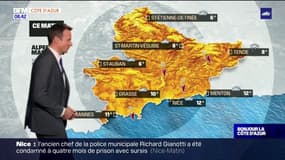 Météo Côte d'Azur: un voile nuageux épais, 17°C à Nice