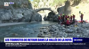 Tempête Alex: les touristes de retour dans la vallée de la Roya