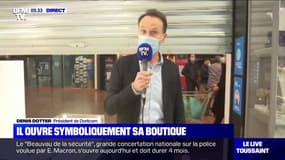 Un commerçant ouvre symboliquement dans une galerie marchande pour dénoncer "une absurdité totale"