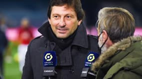 Leonardo au micro de Canal+