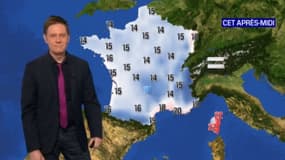 Les températures pour ce dimanche après-midi