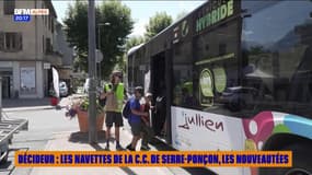 DÉCIDEUR : Les navettes de la C.C de Serre-Ponçon, les nouveautées