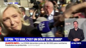 Mélenchon/Zemmour: pour Marine Le Pen, il s'agit d'un "débat entre amis"