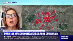 Anne Souyris (mairie de Paris): "notre objectif c'est que dans les zones denses, les gens portent un masque"