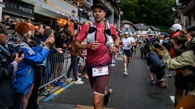 François D'Haene au départ de l'UTMB 2025, le 29 août