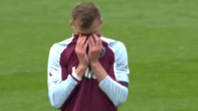 Andriy Yarmolenko en larme contre Aston Villa, le 13 mars 2022.