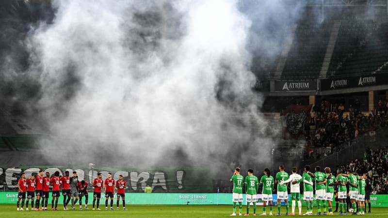 Ligue 1: des supporters lillois victimes d’un guet-apens à Saint-Etienne