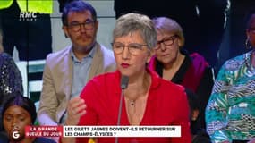 #GiletsJaunes - "Il y a une grande majorité des gilets jaunes qui veut être associée à la démocratie ". @ZohraBitan #GGRMC