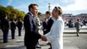 Le président Emmanuel Macron et la Première ministre Elisabeth Borne aux cérémonies du 14 juillet 2022  