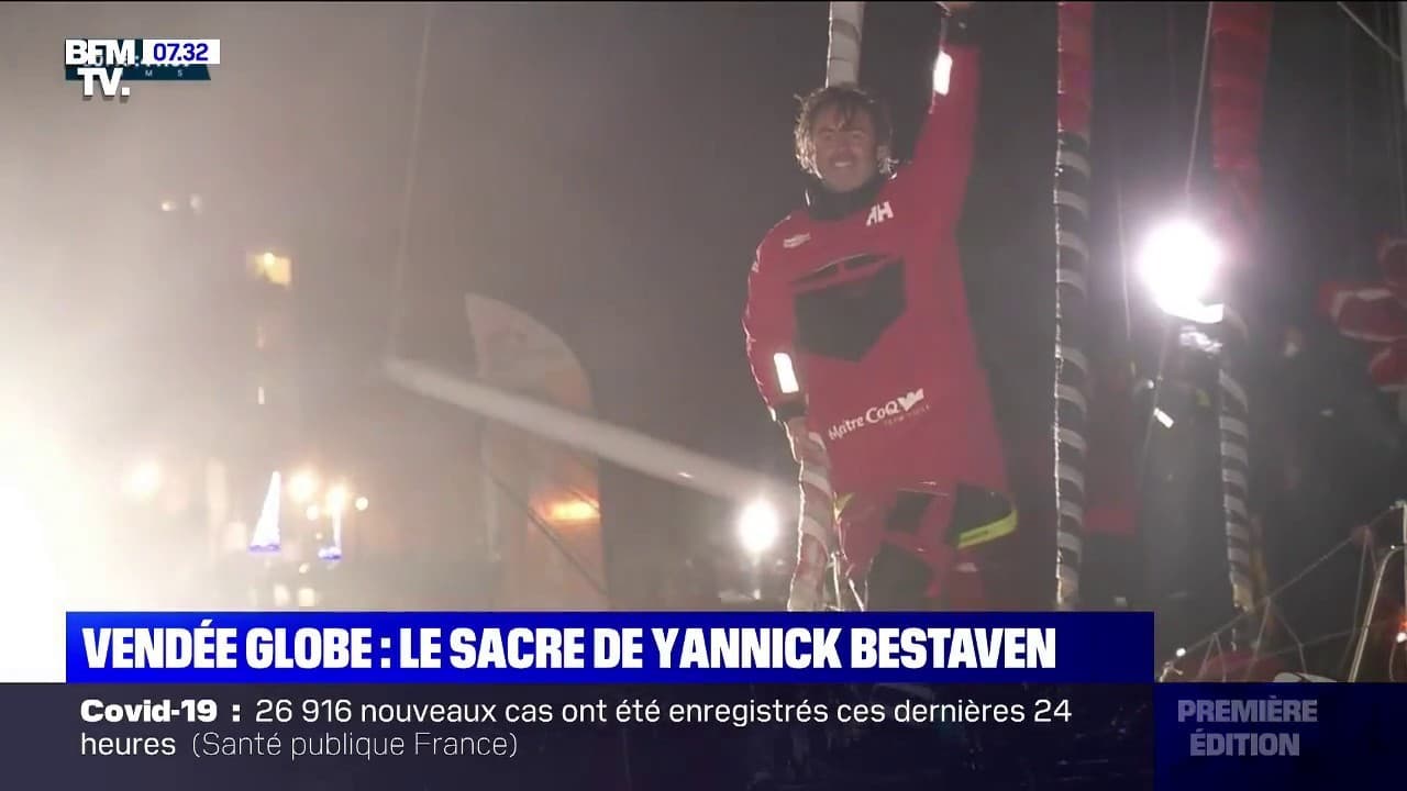 Yannick Bestaven, vainqueur du Vendée Globe 2020 à l'issue ...