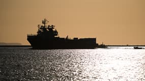 L'Ocean Viking au large de Toulon. PHOTO D'ILLUSTRATION