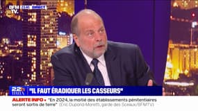 Pour Éric Dupond-Moretti, certains Français qui "légitiment les violences" sont "inspirés par le discours mélenchoniste"