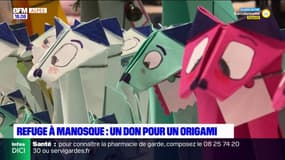 Manosque: un don pour un origami