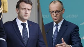 Emmanuel Macron et Friedrich Merz.