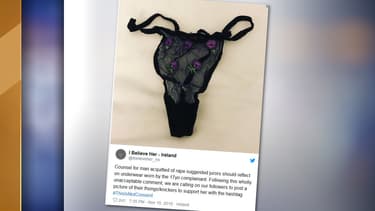 Des femmes ont publié des photos de leurs sous-vêtements sur Twitter après l'acquittement d'un homme accusé de viol sur une mineure de 17 ans.