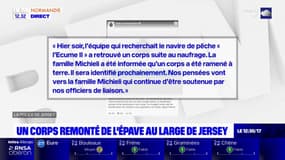 Jersey: un corps retrouvé dans l'épave de l'Ecume II