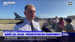 Salon-de-Provence: une démonstration des équipements de l'armée de l'Air