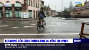Strasbourg: les bons réflexes pour faire du vélo en hiver