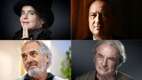 Amélie Nothomb, Jean-Luc Coatalem, Jean-Paul Dubois et Olivier Rolin, les quatres finalistes du prix Goncourt 2019