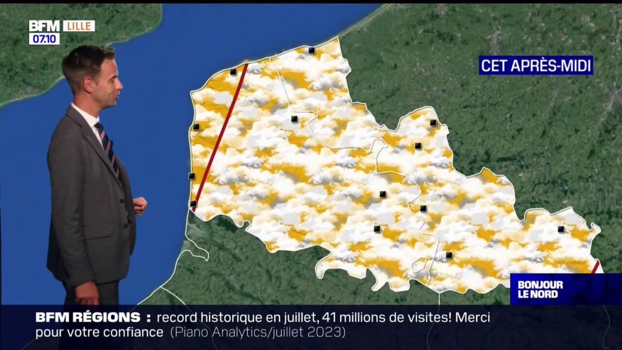 Météo NordPasdeCalais matinée nuageuse, des éclaircies dans l'aprèsmidi