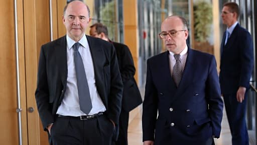 Bernard Cazeneuve (Budget) et Pierre Moscovici (Economie et Finances) vont présenter le projet de budget 2014 pour la France, mercredi 25 septembre.