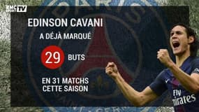 PSG : Cavani sur les traces d'un record d'Ibrahimovic