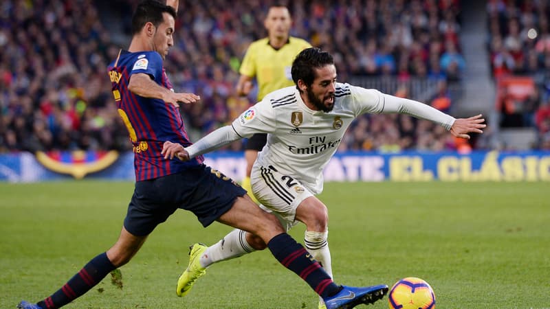 Lors du dernier Clasico, Sergio Busquets et le Barça l'avaient largement emporté sur Isco et le Real (5-1 au Camp Nou).