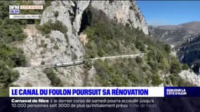 Alpes-Maritimes: la rénovation du canal du Foulon se poursuit