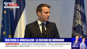 Emmanuel Macron: "Nous continuerons avec la même détermination" la lutte contre l'antisémitisme