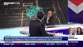 Vincent Grena (Volta Charging) : Volta Charging propose des bornes de recharge électrique au niveau des panneaux publicitaires numériques des commerces - 20/12