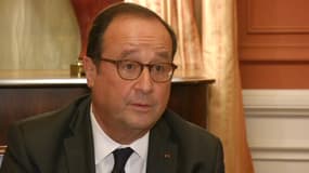 François Hollande répond aux questions de BFMTV, le 15 novembre 2018.