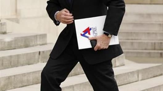 Le président de la CGPME, Jean-François Roubaud. La confédération patronale des Petites et moyennes entreprises propose de porter de 18 à 30 mois la durée maximale des contrats à durée déterminée. /Photo d'archives/REUTERS/Benoît Tessier