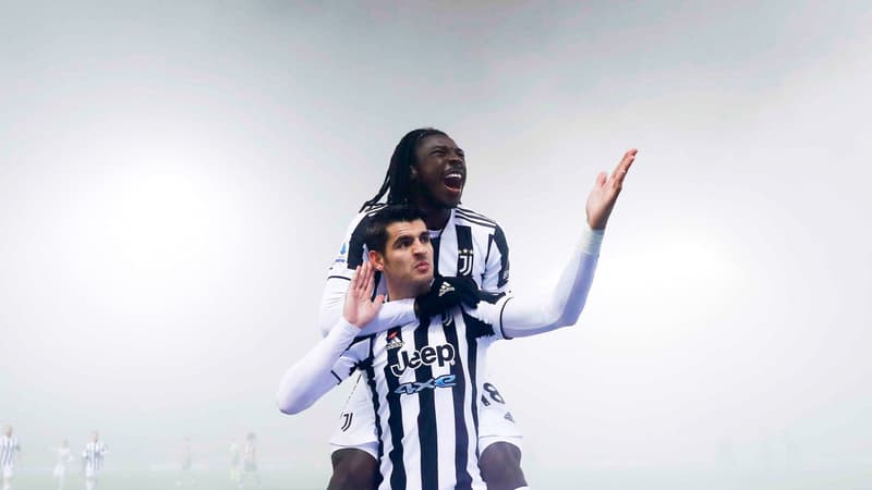 Morata et Kean - Juventus 