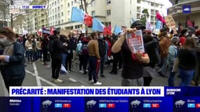 Manifestation des étudiants lyonnais ce jeudi à Lyon