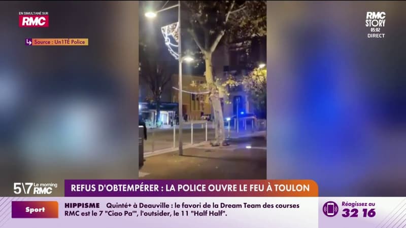 Refus d'obtempérer : la police ouvre le feu à Toulon