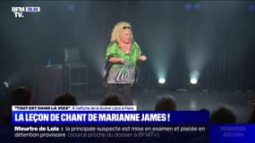 Marianne James monte sur scène dans "Tout est dans la voix" pour donner ses leçons de chant 