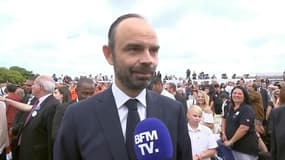 Edouard Philippe au micro de BFMTV, le 14 juillet 2017.
