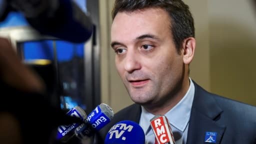 Le président du parti Les Patriotes, Florian Philippot le 27 novembre 2017 à Lens