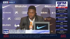 Dembele : "L'un de mes rêves s'est réalisé en signant à Barcelone"