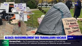 Alsace: des travailleurs sociaux se sont rassemblés pour se faire entendre