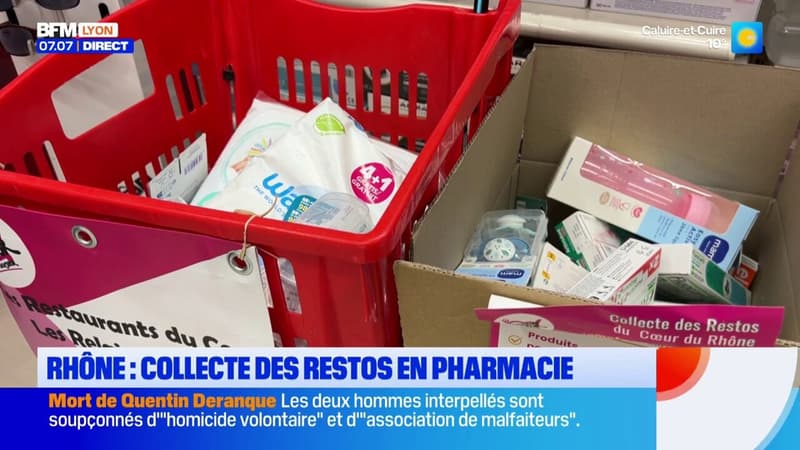 Rhône : Collecte des Restos du Coeur en pharmacie