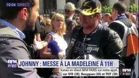 Les fans sont venus rendre hommage à Johnny à la Madeleine