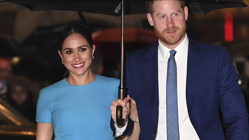 Harry et Meghan en mars 2020 à Londres.