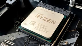 Une puce conçue par AMD. 