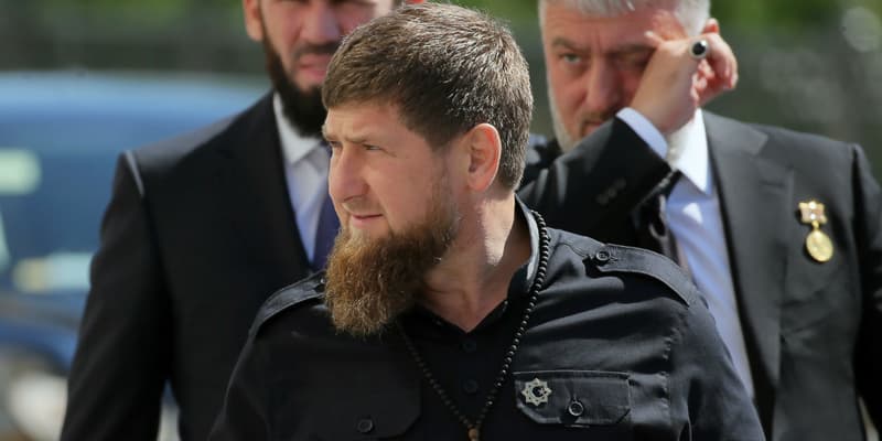 Ramzan Kadyrov, le 7 mai 2018 à Moscou (Russie)