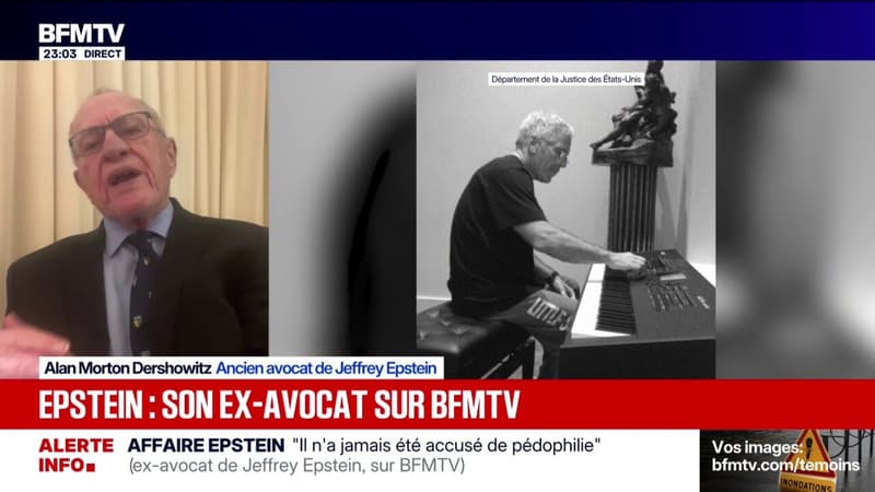 "Je n'ai pas vu de preuves d'un réseau", estime Alan Morton Dershowitz, ancien avocat de Jeffrey Epstein, lui-même anciennement accusé d'abus sexuels