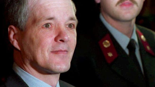 Jack Unterweger lors de son procès en 1994. Jack Unterweger lors de son procès en 1994.