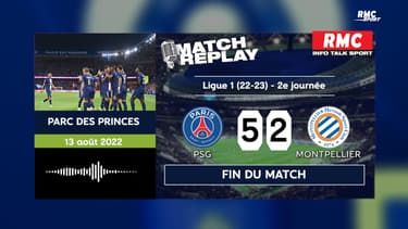 PSG 5-2 Montpellier : Le goal replay de la nouvelle démonstration parisienne