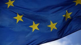 Le drapeau européen - Image d'illustration 