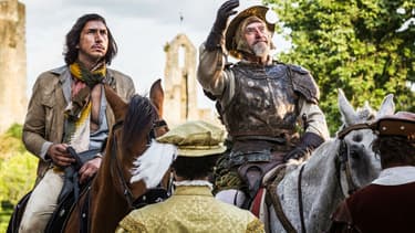 Adam Driver et Jonathan Pryce dans "L'homme qui tua Don Quichotte", en salles le 19 mai 2018